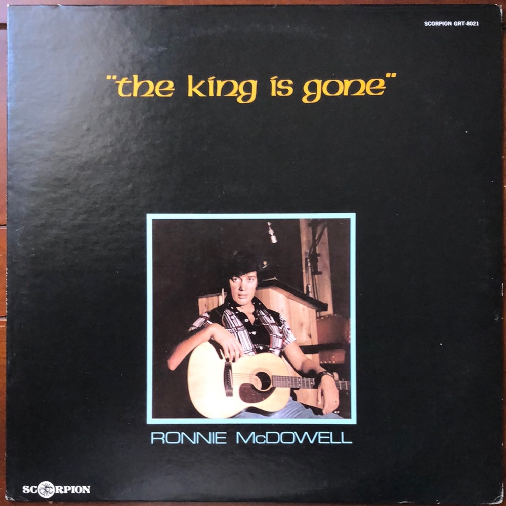Ronnie McDowell The King Is Gone Vinyl Album '77